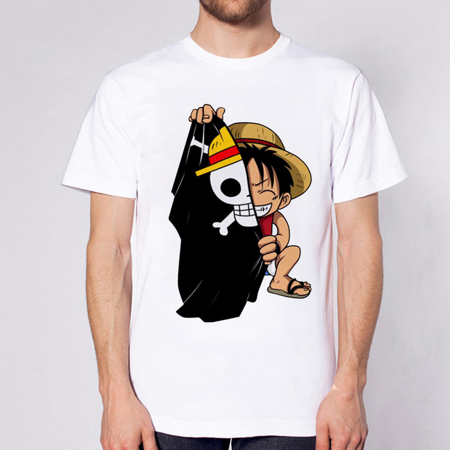 T-shirt Luffy Anime Japonês Masculino, Camisetas engraçadas, Camiseta  Impressa, Top de manga curta, T-shirt, Roupas - AliExpress